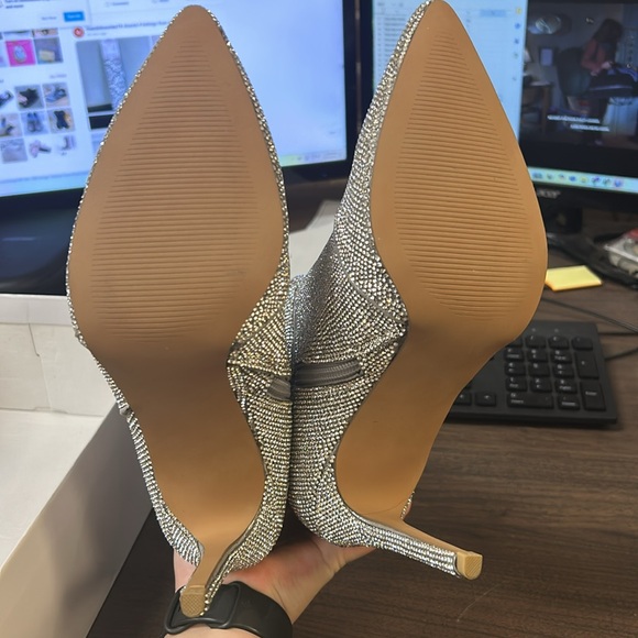 Steve Madden Catwalk Rhinestone Boots - Picture 5 of 6